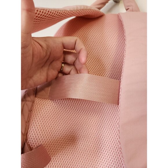 Bagsmart blush pink puffer braided 14\